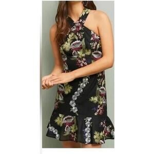 Hutch Black Floral Dress - Size 8P